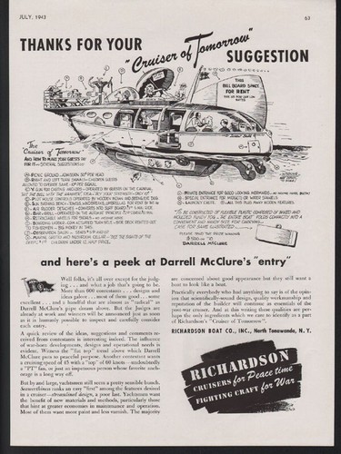 1943 richardson coon cruiser - 1943,