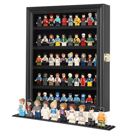 Black block toy display - black,