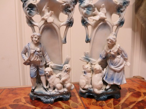 Pair vintage german art - german,