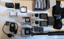 GoPro HERO3 Black & White Editions Bundle, Remote, Touch BacPacs, and extras