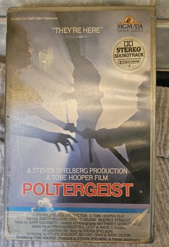 Poltergeist 1982 vhs big box - poltergeist,