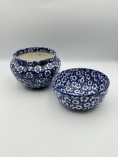 Vintage Blue And White Floral