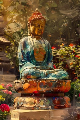 Buddha canvas picture - picture, print