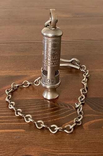 Metropolitan police whistle - police,