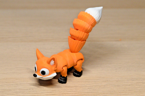 Arctic fox articulated - -, cute