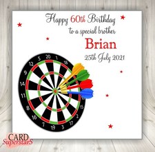 Large 8" Personalised DARTS