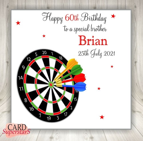 Large personalised darts - large,