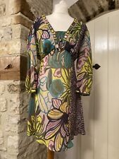 Phool Vintage Floaty Long Kaftan Size 16 Y2K Beach Holiday Summer