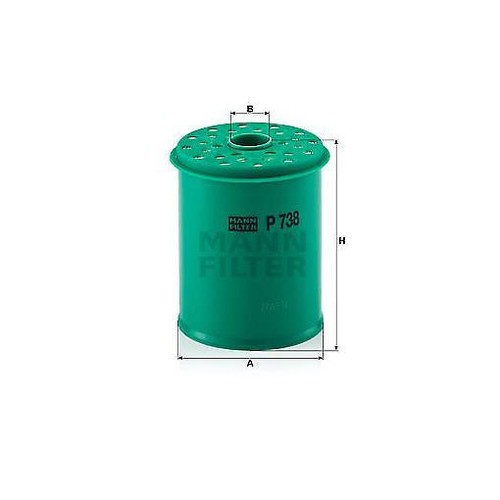 Fuel filter mann - p, 738
