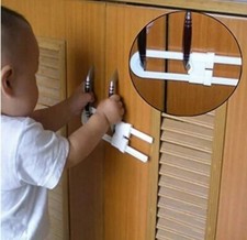 2 Sliding Cabinet Locks -