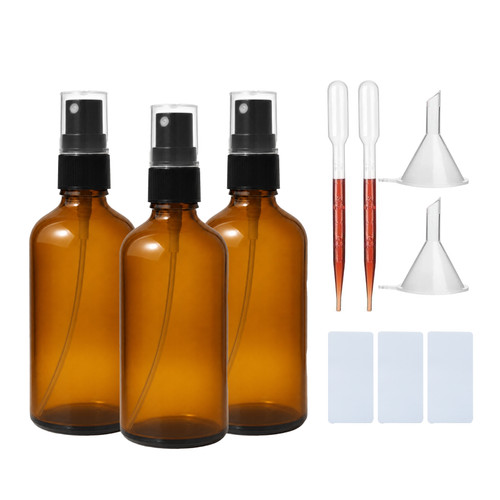Amber glass fine - amber, mist