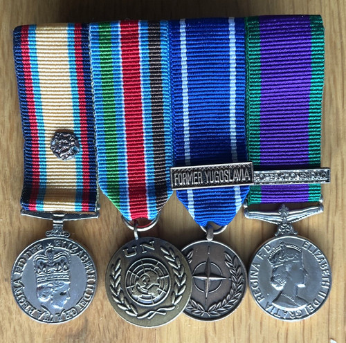 Miniature british army medal - army,