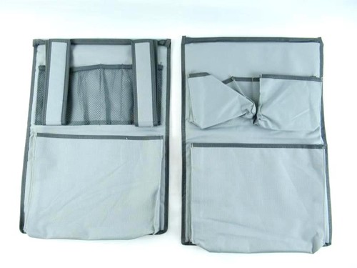 Lot gray canvas closet - of, 2