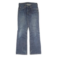 LEVI'S 536 Mens Blue Regular Straight Denim Medium W28 L32 Classic Jeans