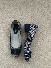 Ladies Ruby Shoo Navy Pattern