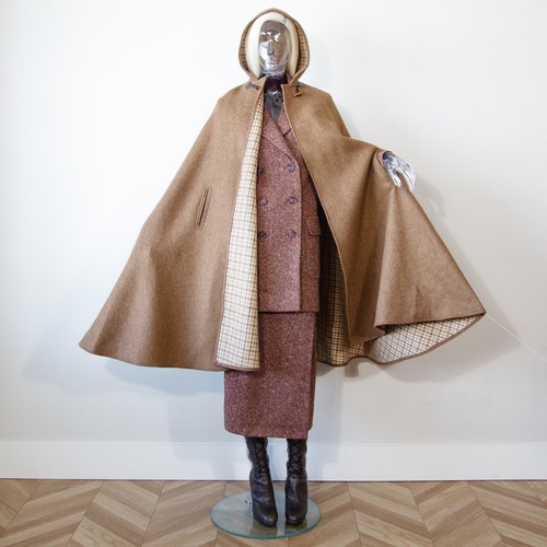 Vintage 1980s camel wool blend - camel,