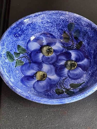 Vintage hand painted cobalt - hand,