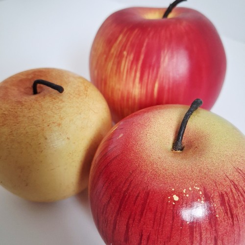 Artificial red apples - apples,