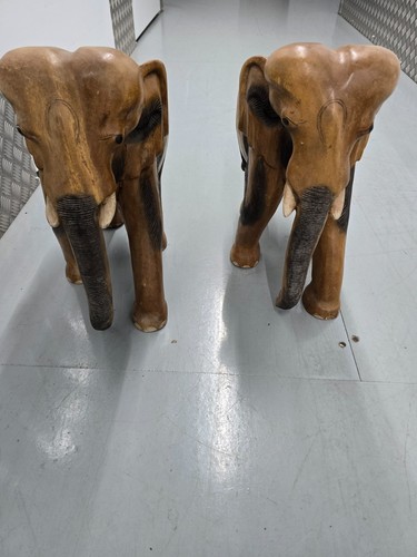 Large solid wooden carved - wooden,