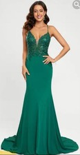 Evening /prom Dress Size peacock size 8