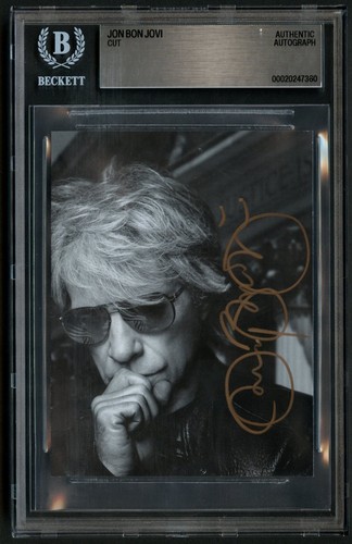 Jon bon jovi signed - bon, autograph