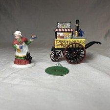 DEPT 56 Heritage~ CHRISTMAS BAZAAR...FLAP JACKS & HOT CIDER Set of 2 Accessories