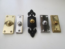Solid brass bell push door - solid,