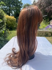 Wig, long Auburn / Brown, new
