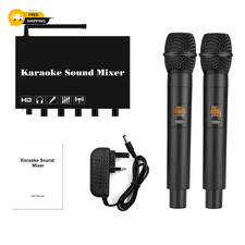 HDMI Karaoke Sound Mixer with Wireless Microphone Support Bluetoothv5.0 Karaoke