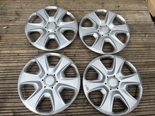 x4 Universal Suitable For Ford Fiesta 15” Wheel Trims Hub Caps Set