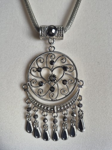 Dream catcher style necklace - style,