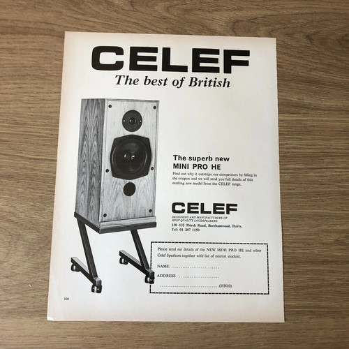 Hifis23 magazine advert 11x8 - magazine,