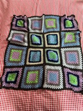 Granny square crochet blanket