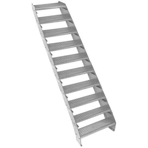 Metal staircase section - staircase,