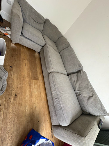 Dfs grey fabric sophia corner - dfs,