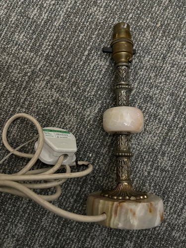 Vintage onyx marble and brass - marble,