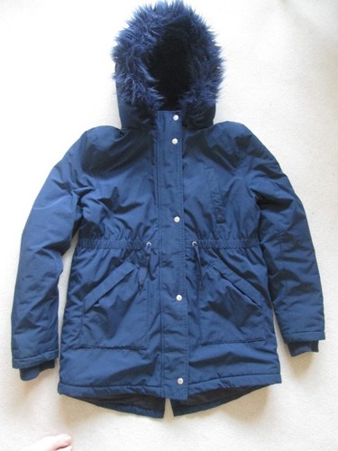 Girls school coat with - with, hood