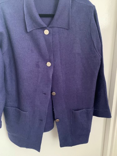 Ladies dark blue - boiled, wool