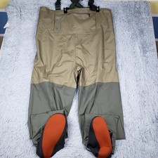 NEW Simms Tributary Stockingfoot Waders Men's XL Tan NO BELT INCLUDED