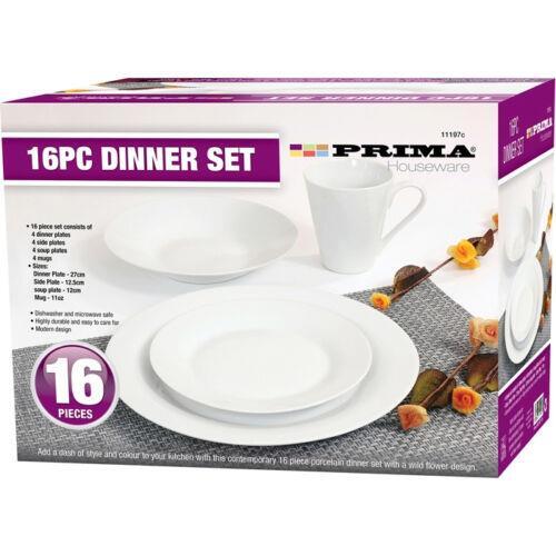 16pc dinner set kitchen plate - 16pc,