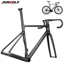 AIRWOLF T1100 Climbing Carbon Fiber Road Bike Frame Touring Bicycle 700*38c