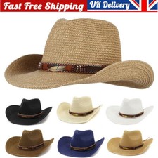 Straw Cowboy Hat Men Cap