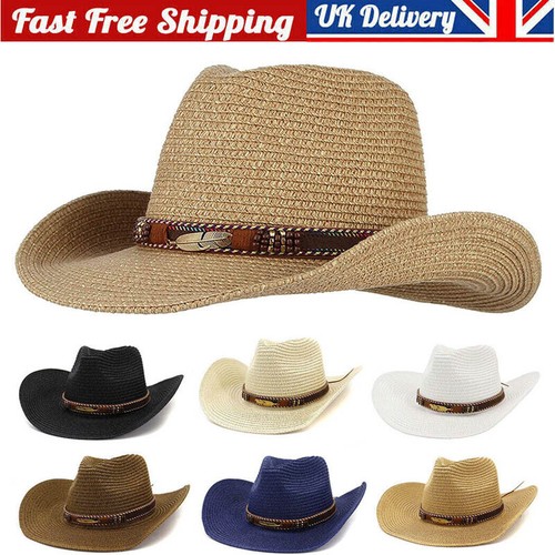 Straw cowboy hat men - straw,