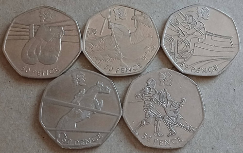 London olympic games 50p - london,