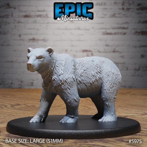 Polar bear large miniatures - polar,