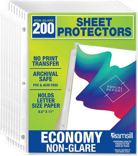 200 pack sheet - 200, protectors