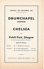 Drumchapel Amateurs v Chelsea