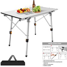 Rollup camping tables picnic - tables,