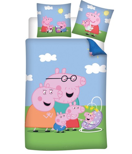 Peppa pig toddler size duvet - pig,