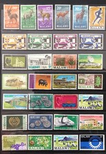 MALAWI stamp selection. Mint and Used postage SCO51 